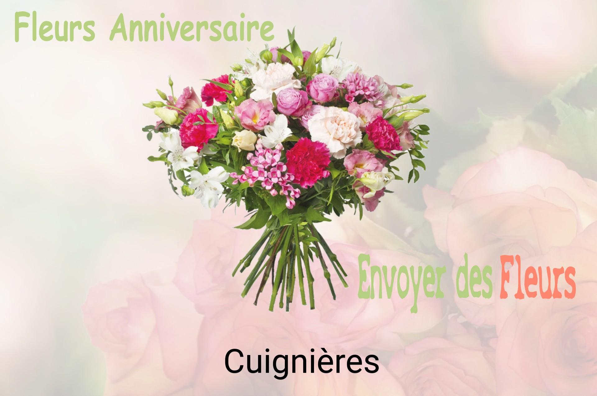 Bouquet de fleurs d’anniversaire livré à Cuignières